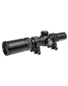 Truglo Tru-Brite 1-4x24 Circle Duplex Black 30mm Tube
