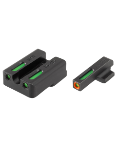 Truglo TFX Pro HK 45C Handgun Sights Black Green Tritium Fiber Optic
