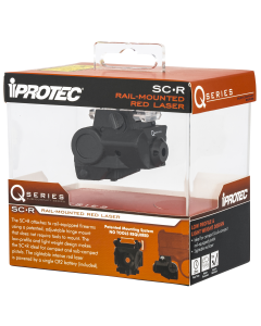 iProtec SC-R Laser Black Red 635nM Compact Pistol Mount
