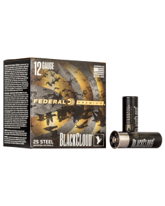 Federal Black Cloud 12 Gauge 3" 1-1/4 oz 4 Shot Steel