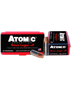 Atomic Pistol 9mm 124 Gr Bonded Match HP (Box)