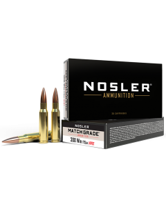 Nosler Match Grade 308 Win 175 Grain Custom Competition Hollow Point Boat Tail (Box)