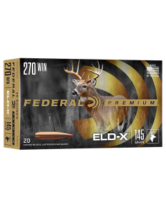 Federal Premium 270 Win 145 Grain Extremely Low Drag-eXpanding (Box)