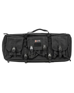 GPS Bags Black Lockable 600D Polyester Double Rifle Gun Case DRC28