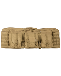 NcStar VISM Double Carbine PVC Nylon Case, Tan, 36" with Heavy Duty Zipper and Lockable Padding CVDC2946T36