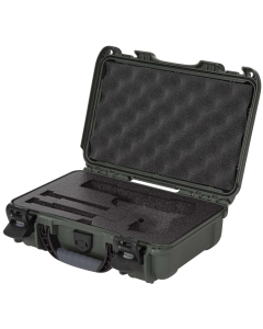 NANUK Handgun Gun Case Glock Compatible (OD Green) 909CLASG6