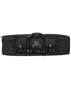 GPS Bags Black Lockable 600D Polyester Double Rifle Gun Case DRC42