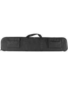 Bulldog Black Nylon Smooth Finish Shotgun Case with Heavy Duty Zipper - Water Resistant 42" BD49242