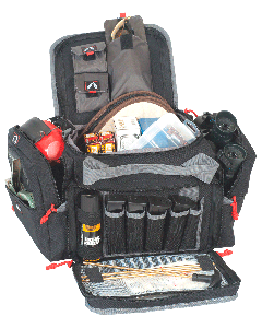 GPS Bags Black Nylon Range Bag with Heavy Duty Zipper and Foam Padding 1411MRB