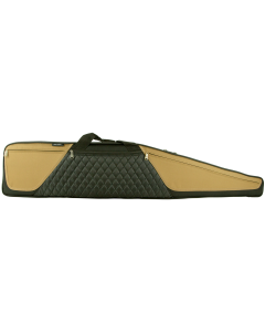Bulldog Cases Water Resistant Rifle Case - 44" with Heavy Duty Zipper and 225" Padding in Black w/Tan Panels BD36044