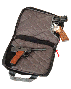 GPS Bags Black Nylon Quad Gun Case 4 Handguns 1310PC