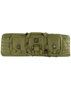 Bulldog Cases Lockable Nylon Green Tactical Rifle Case with Padding BDT4037G