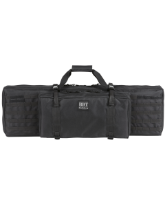 Bulldog Black Tactical Rifle Case Nylon Heavy Duty Zipper 13 x 38 BDT3038B