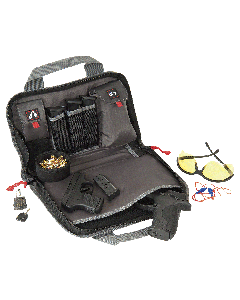 GPS Bags Black Nylon Double Gun Case with Internal Organization System 1308PC