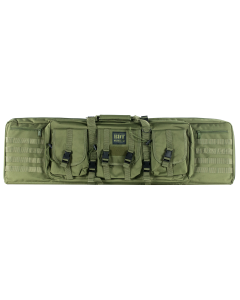 Bulldog Green Nylon Double Rifle Gun Case BDT6037G