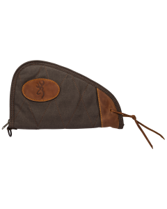 Browning Canvas Pistol Rug - Lockable, Flint with Brown Trim 1423886911