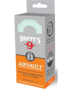 Hoppe's AirVault Long Term Pistol Storage Bag 9"x12" (Black)