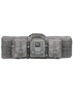 Bulldog Seal Gray Nylon Double Rifle Gun Case BDT6037SG
