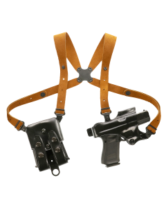 Galco Jackass Rig Black Leather Right Hand 1911 Handgun Harness JR212B