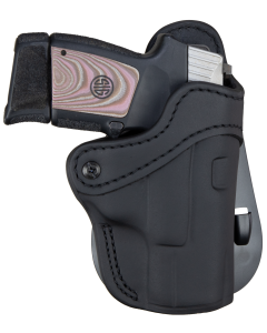 1791 Gunleather Bh2.1 Right Hand Stealth Black Leather Pistol Holster for S&W M&P Shield ORPDH21SBLR