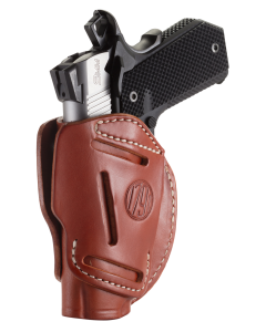 1791 Gunleather 3-way Classic Brown Leather Pistol Holster with Belt Loop 3WH1CBRA