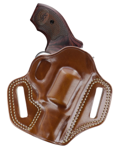 Galco Combat Master Kimber K6S Tan Leather Right Handgun Belt Slide Holster CM312