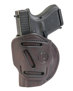 1791 Gunleather 4-way S&W M&P Pistol Right Hand Leather Holster with Belt Clip 4WH3SBRR