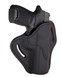 1791 Gunleather Bh2.4 Stealth Black Leather Right Hand Pistol Holster BH24SBLR