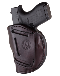 1791 Gunleather 4-way Right Hand Pistol Leather Belt Clip Holster 1911 3-4" 4WH1SBRR