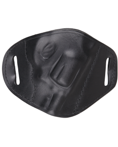 Bulldog Molded Black Leather Right Hand Belt Slide Revolver Holster MLBRS