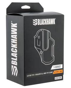 Blackhawk T-series Polymer Black Right Hand Belt Slide Colt 1911 Holster 410703BKR
