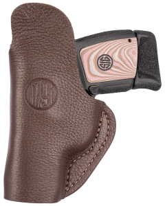 1791 Gunleather Fair Chase Brown Leather Left Hand Belt Clip Holster for Ruger LCP 380 FCD1BRWL