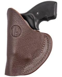 1791 Gunleather Fair Chase Left Handed Brown Leather Belt Clip Holster for Ruger LCR FCD2BRWL