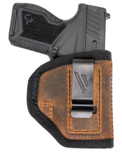 Versacarry Ranger Brown Leather Belt Clip Holster Size 04 1.50" RA2114