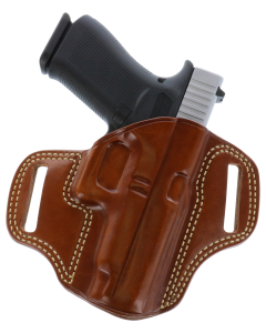 Galco Combat Master Right Hand Smooth Finish Revolver Belt Tan Leather Holster CM158