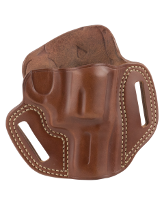 Galco Combat Master Leather Right Hand Tan Revolver Belt Holster - 1 Compartment CM102