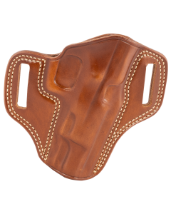 Galco Combat Master Tan Leather Right Hand Belt Slide Holster with 1 Compartment CM222
