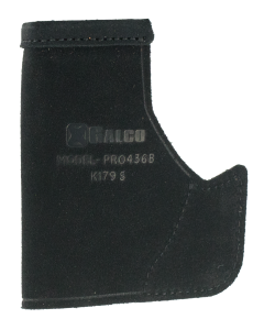 Galco Pocket Protector Black Leather Ambidextrous Ruger LCP Pistol Pocket Holster PRO436B