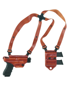 Galco Miami Classic Tan Leather Right Hand Shoulder Holster System for Springfield XD MC446