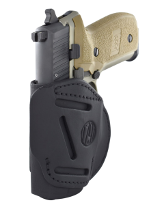 1791 Gunleather 4-way Left Hand Stealth Black Leather Belt Clip Holster For Glock 43 4WH2SBLL