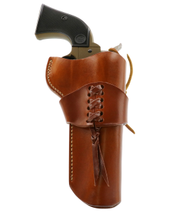 Galco Wrangler Right Hand Tan Leather Belt Loop Holster for Ruger Wrangler WWR320