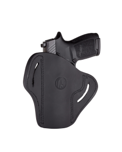 1791 Gunleather Bh2.4 Stealth Black Leather Right Hand Pistol Holster with 1 Compartment ORBH24SBLR