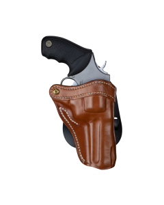 1791 Gunleather Rvh2 Right Hand Leather Revolver Holster with Paddle Mount PDHR2CBRR