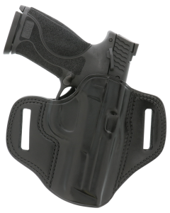 Galco Combat Master Black Leather Smooth Finish Right Hand Belt Holster for Pistol CM224B