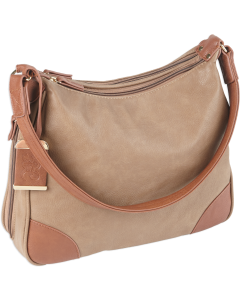 Bulldog Cases Hobo Concealed Holster Purse, Ambidextrous (Taupe/Tan)