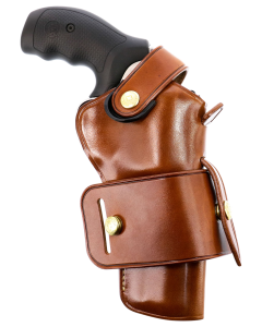 Galco Wheelgunner 2.0 Leather Tan Revolver Belt Slide Holster for S&W L Frame WG2104