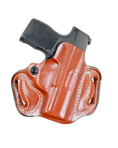 Desantis Gunhide Mini Slide Right Hand Tan Leather Belt Slide Holster for Sig P365 086TA8JZ0