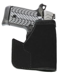Galco Pocket Protector Ambidextrous Black Leather Revolver Pocket Holster PRO626B