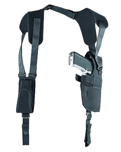 Uncle Mikes Sidekick Black Textured Cordura Shoulder Holster System for Med/Large DA Revolver 83031