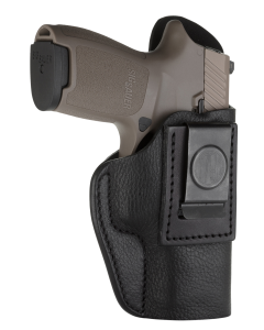 1791 Gunleather Sch Night Sky Black Leather Left-Handed Belt Clip Pistol Holster SCH5NSBL